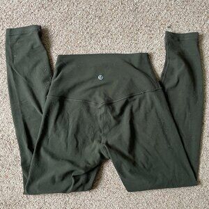Lululemon Align Yoga Pant LEGACY GREEN size 4